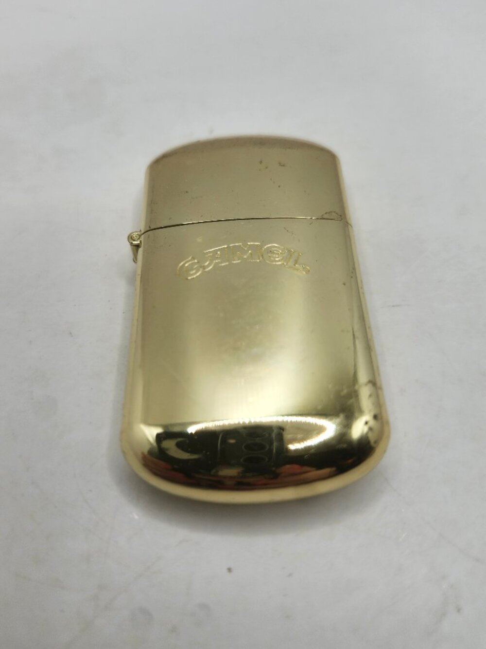 Vintage Unfired Gold Tone Camel Advertising Lighter From the 1990s